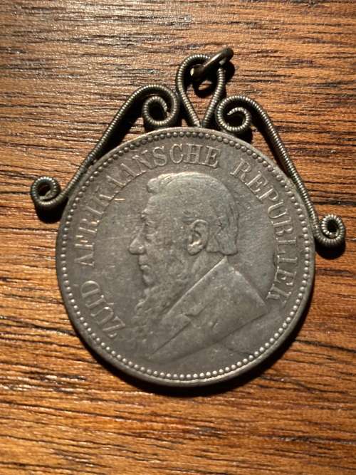 1896 Trench Art? Decorative ? 1886 2 1/2 shilling