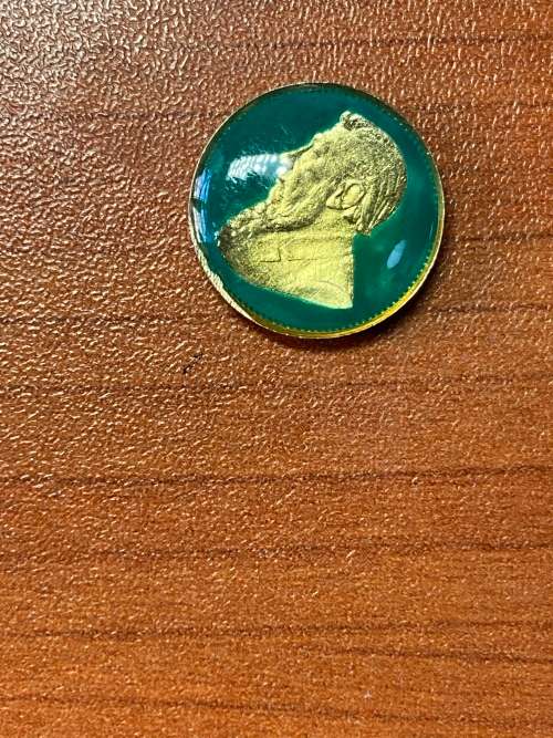 ZAr art 1896 3P stunning * enamel * picture not doing the coin justice * highly collectable