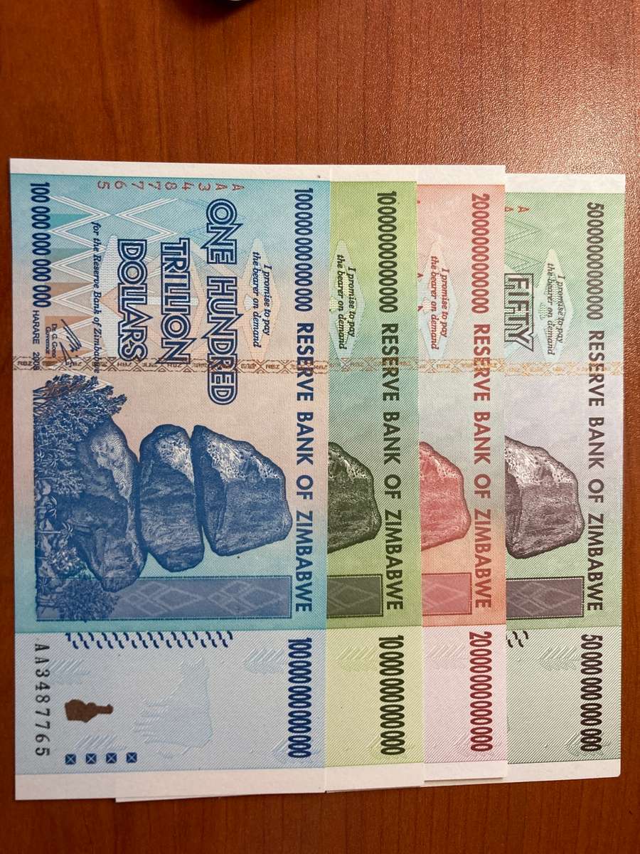 Zimbabwe -TRILLION set - excellent condition