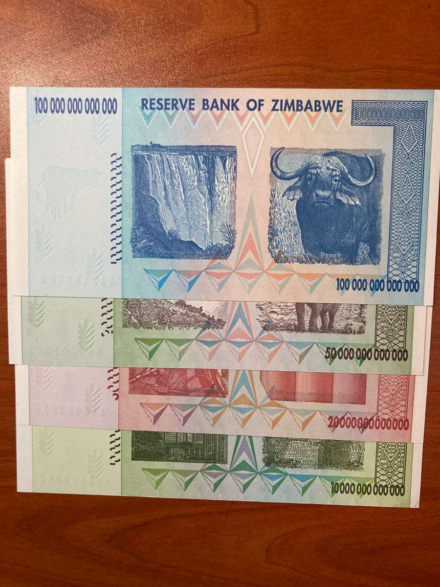 Zimbabwe -TRILLION set - excellent condition