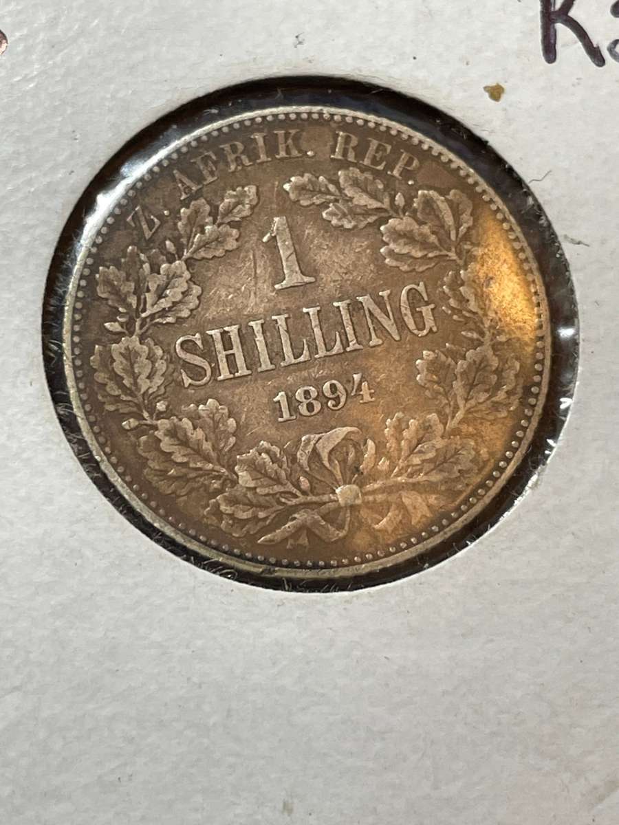 1894 ZAR 1 shilling - collectible condition