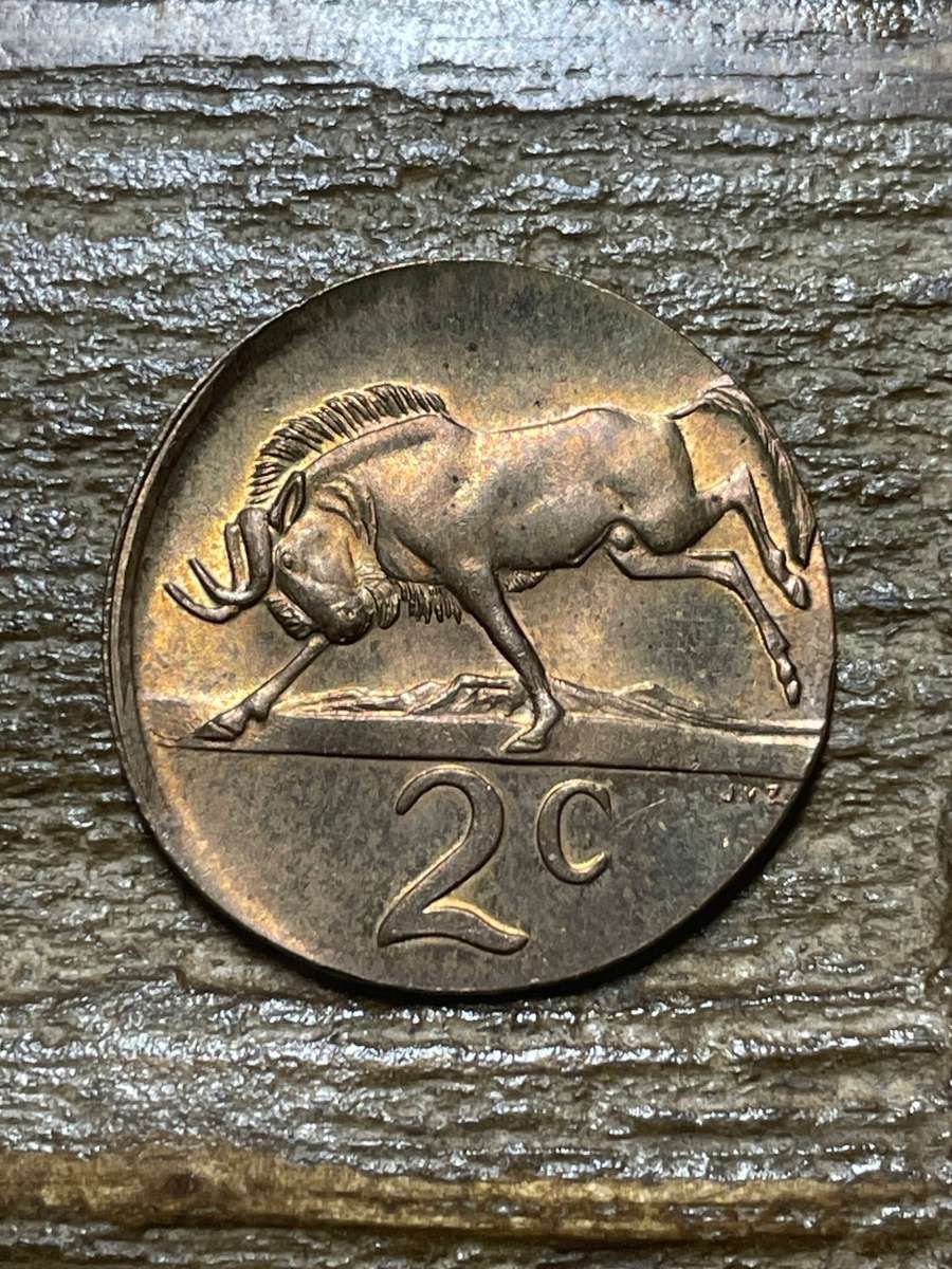 1988 stunning ERROR 2c on 1c Planchet UNC * highly greadeable top error