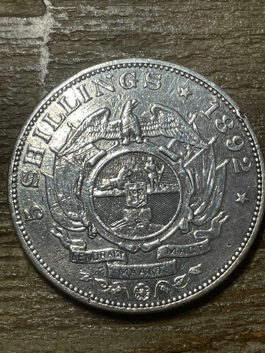 1892 * 5 shilling *.polished single shaft bargain price
