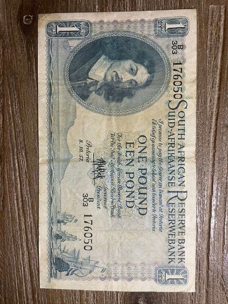 MH de Kock  ***  one pond  ***  4th issue 1957  ***  Decent filler