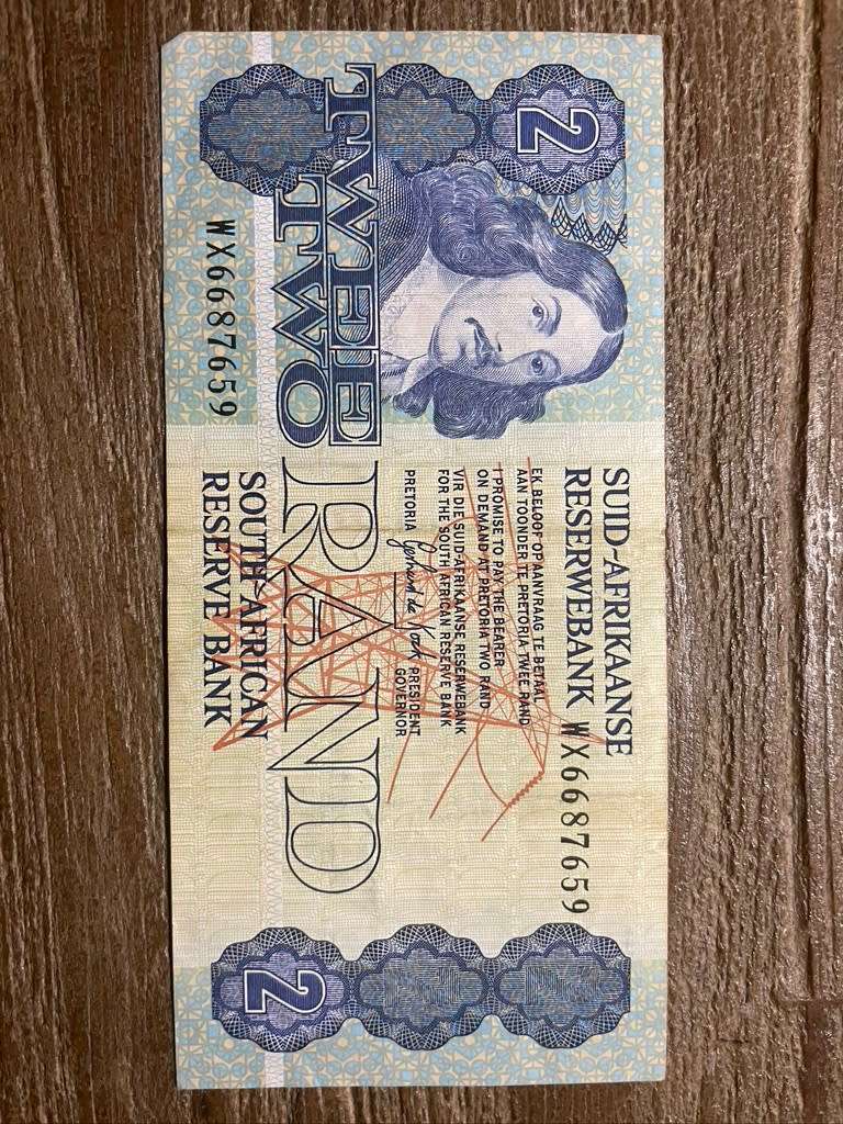 GPC de Kock  ***  R2  ***   WX  replacement note  ***  fold on bottom left