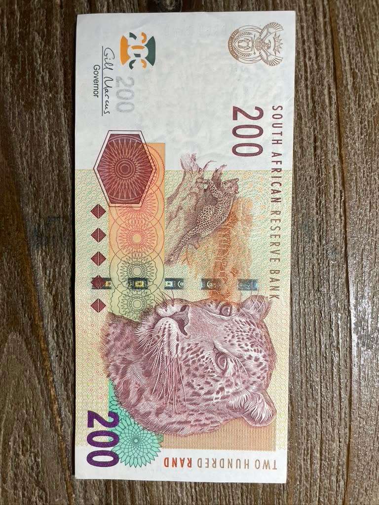 G Marcus  *  R200 leopard  *  AA prefix   *  getting scarcer