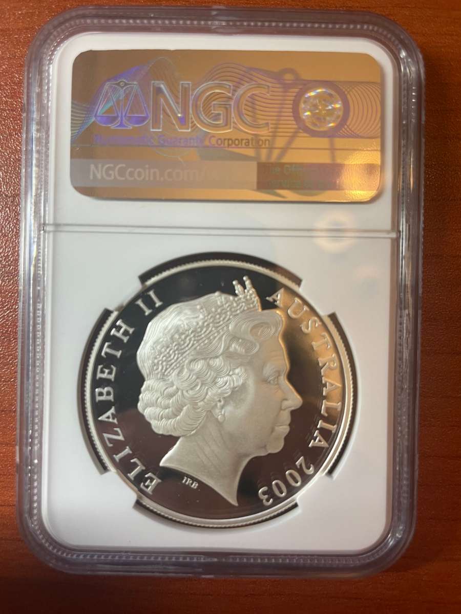 2003  ***  Gilt Australia $5  ***  Perfect PF70  ***  Only 1 of 3 , add to your collection