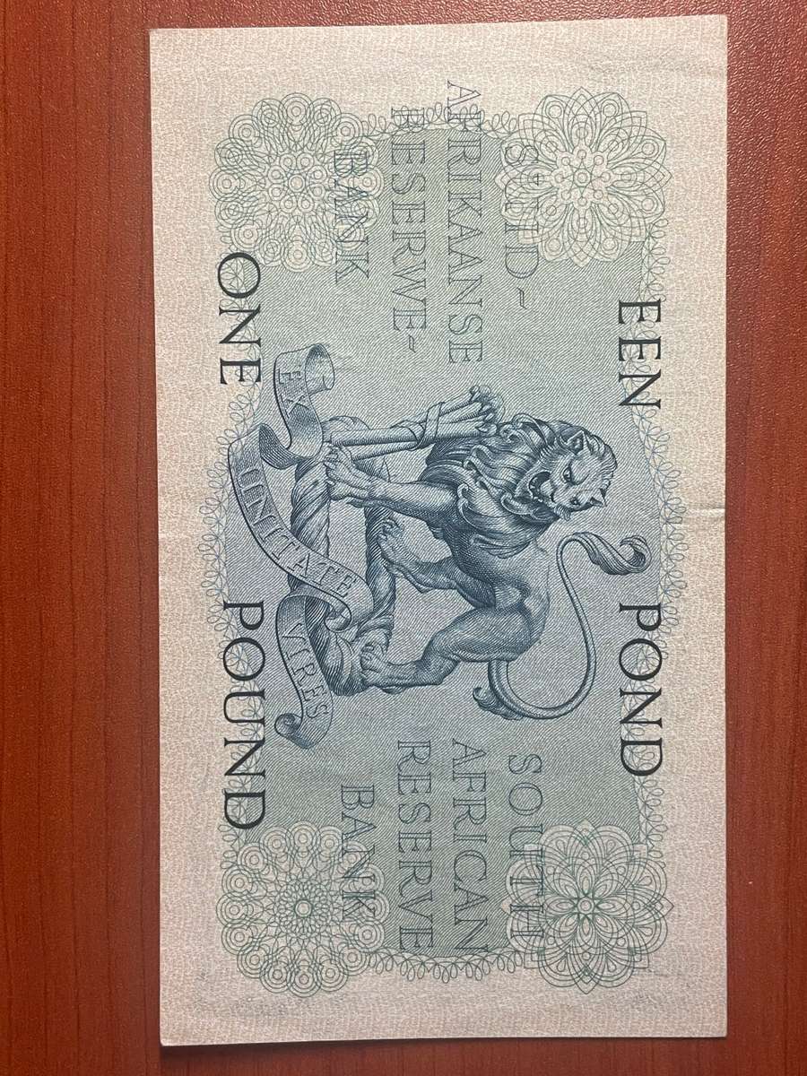 MH de Kock *** 1954 one pound *** top condition and collectable