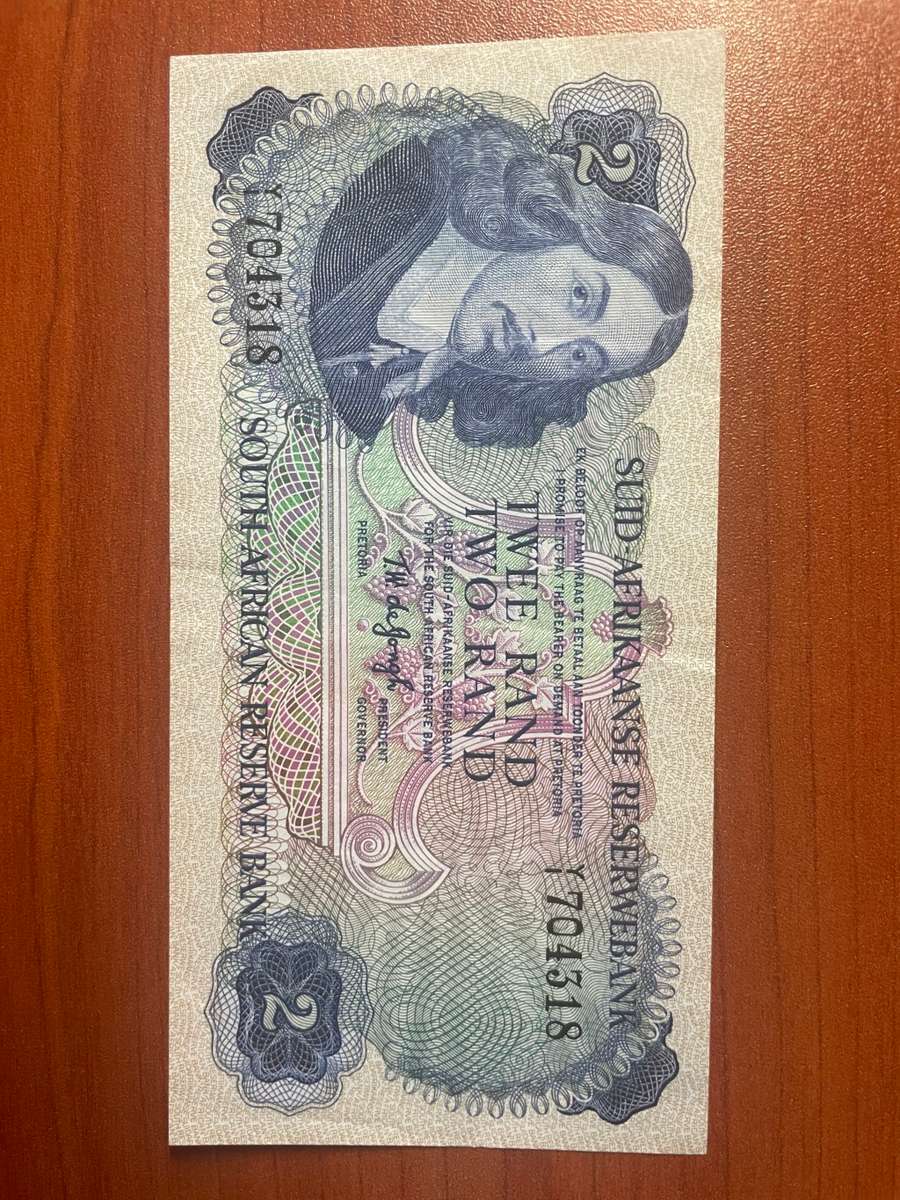 De Jongh *** R2 *** 1974 second issue  *** Y1 replacement note