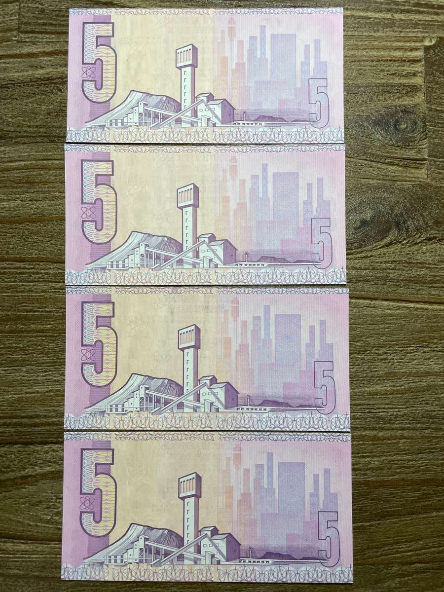 GHC de Kock *** R5 ***1989 3rd issue *** 4 different prefix notes