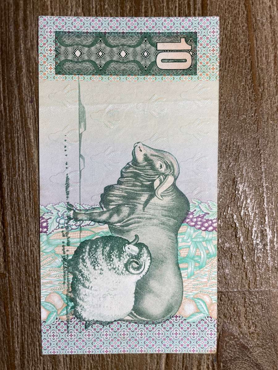 GHC de Kock *** R10 *** 1985 third issue *** replacement note please note mark on top left