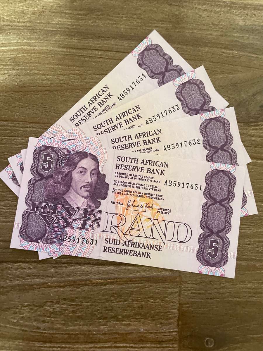 GHC de Kock *** R5 *** 1989 third issue *** 4 great consecutive notes