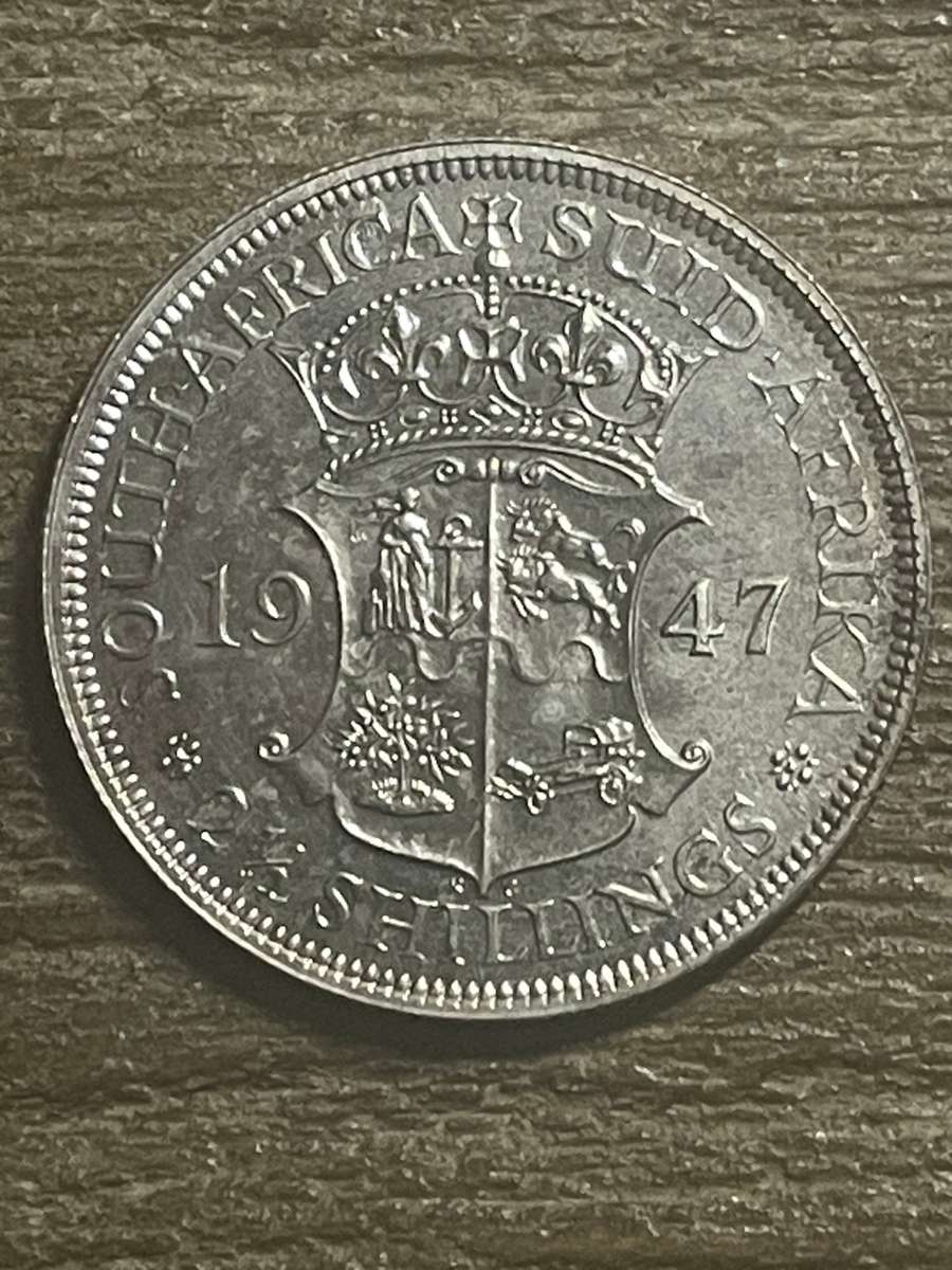 1947 *** 2 1/2 Shilling *** Proof coin highly collectable