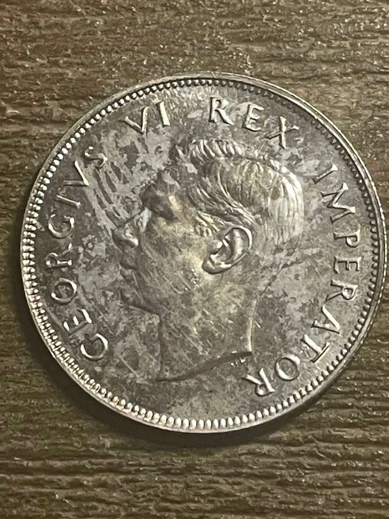 1947 *** 2 1/2 Shilling *** Proof coin highly collectable