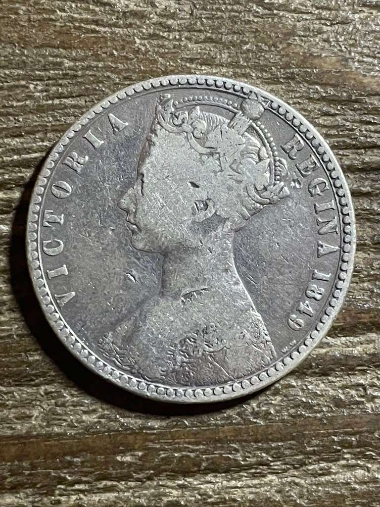 1849 *** Victorian 2 Shilling *** Fine condition at best