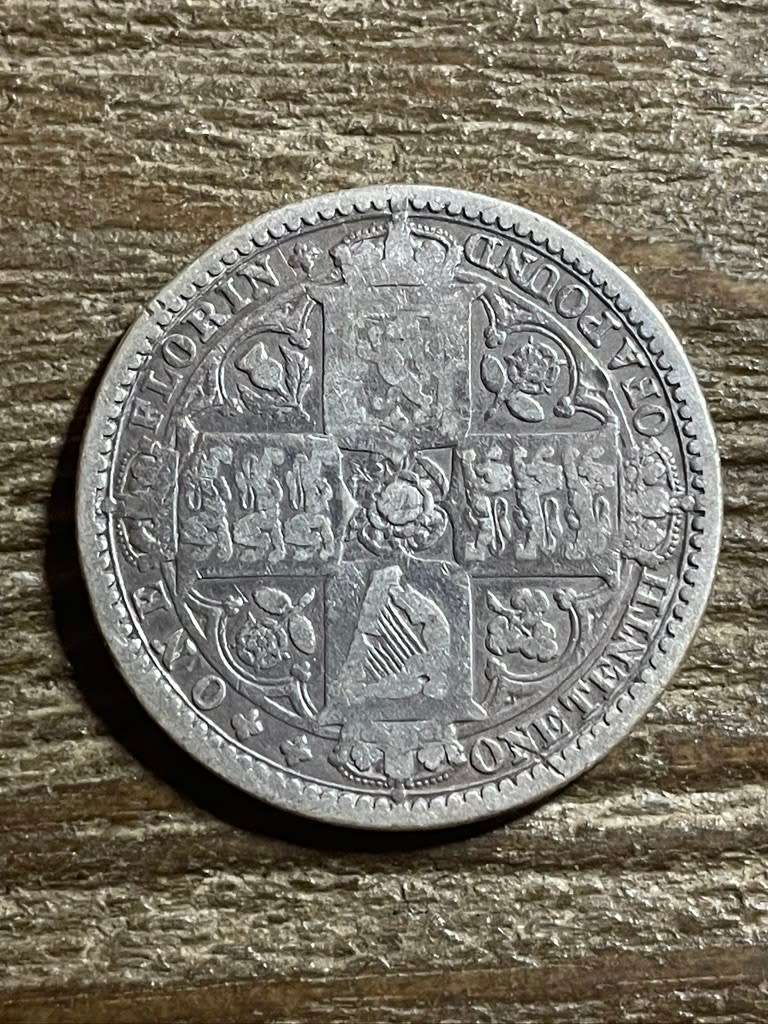 1849 *** Victorian 2 Shilling *** Fine condition at best