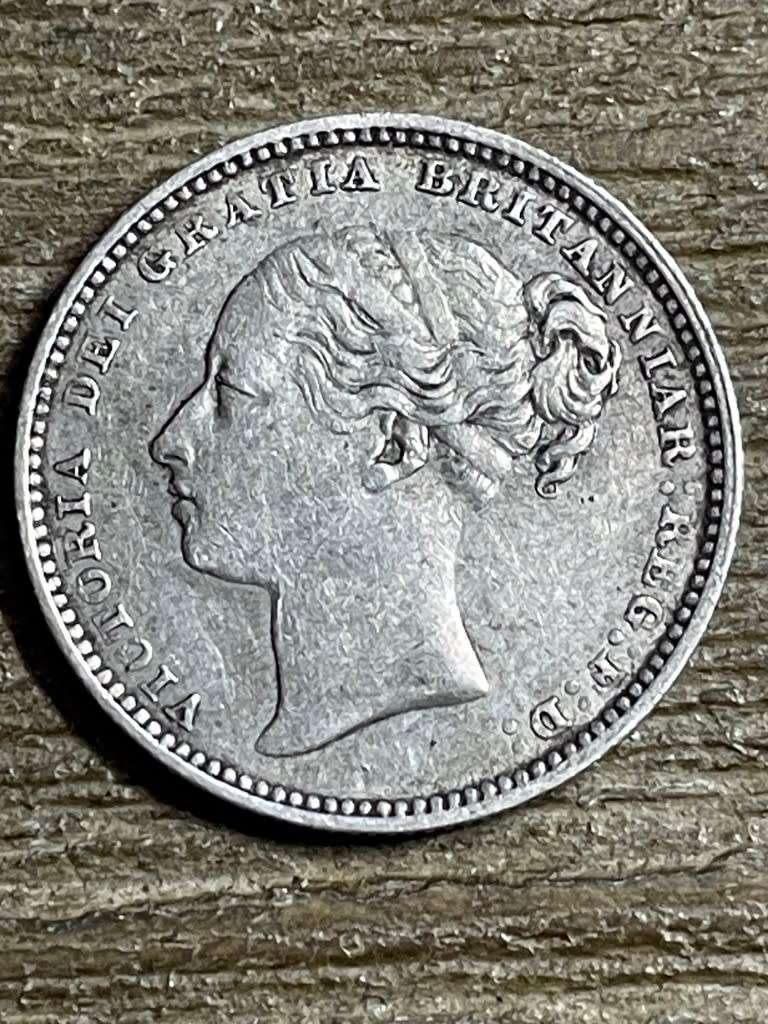 1880 *** British 1 shilling *** very decent