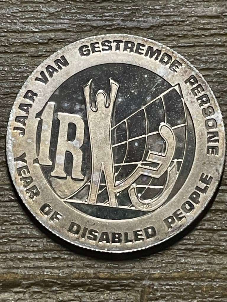 1986 *** Silver Proof R1 *** Year of the disabled