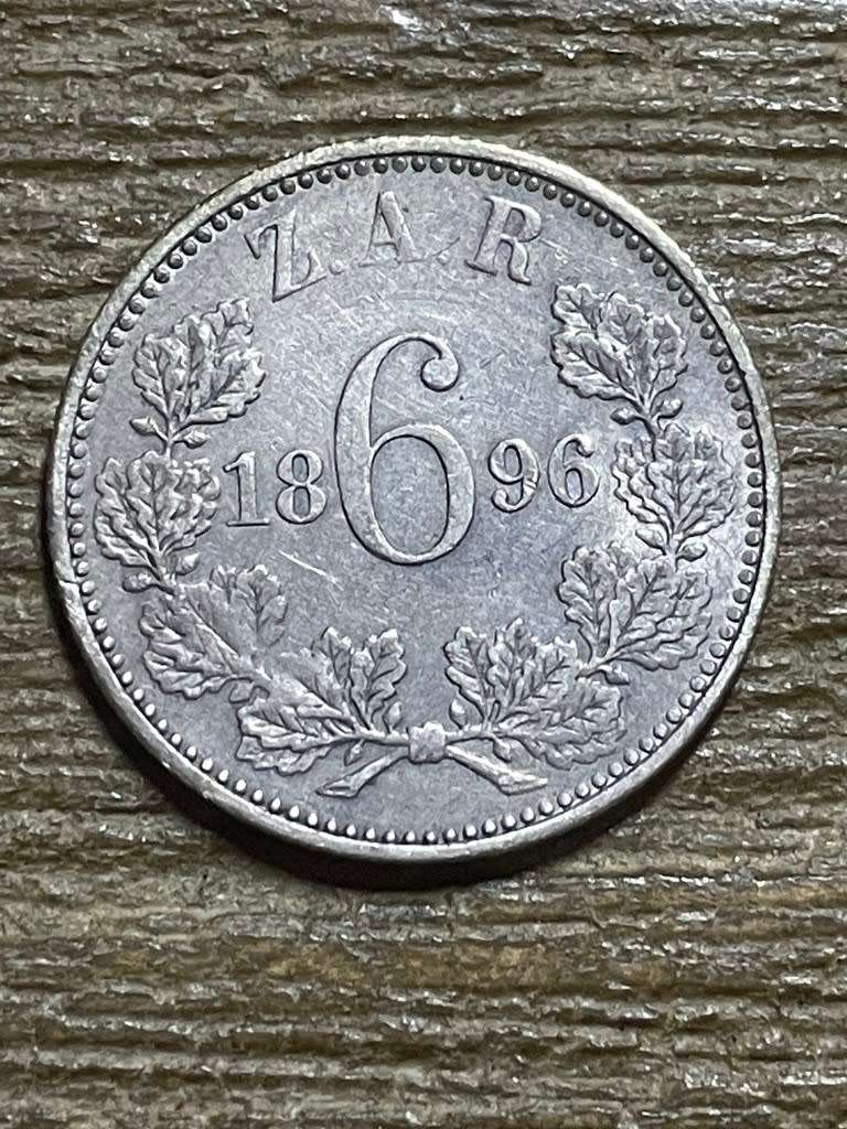 1896 *** 6 pence *** ZAR *** a/unc