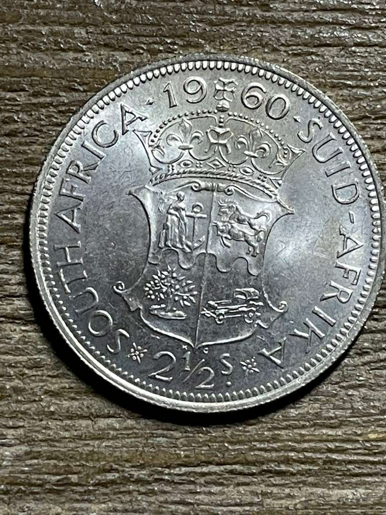 1960 *** 2 1/2 Shilling *** unc *** low mintage of 12168