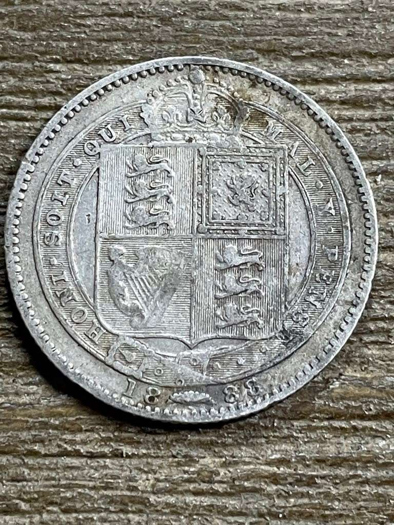 1888 *** British 1 shilling *** prices are go