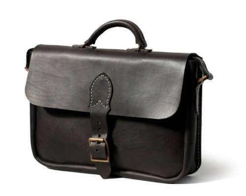 Leather Briefcase / Messenger Bag - Brown, Black or Tan - Made In South Africa