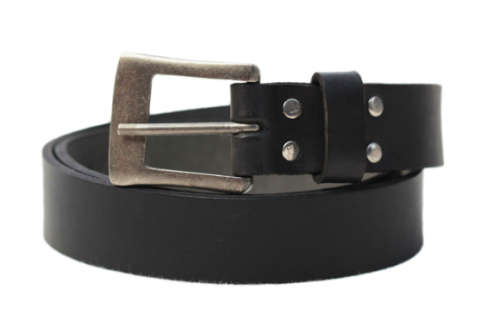 Men's Cowhide Leather Belt. Handmade in South Africa - choose from Black, Brown or Tan leather