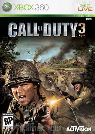 CALL OF DUTY 3 XBOX 360 GAME