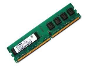 ELPIDA 2RX8 PC2-5300U-555 1GB MEMORY MODULE FOR DESKTOPS