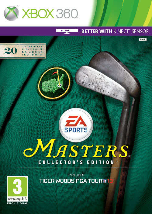 TIGER WOODS 13: THE MASTERS COLLECTORS EDITION XBOX 360 GAME