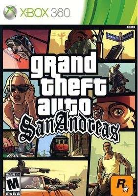 GRAND THEFT AUTO/GTA SAN ANDREAS XBOX 360 GAME