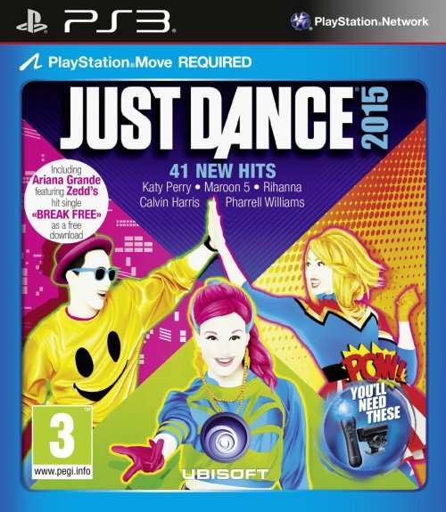 JUST DANCE 2015 PS3 GAME WITH 41 NEW HITS!!!!