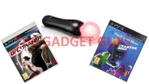 PLAYSTATION 3 MOVE MOTION CONTROLLER WITH 2 GAMES
