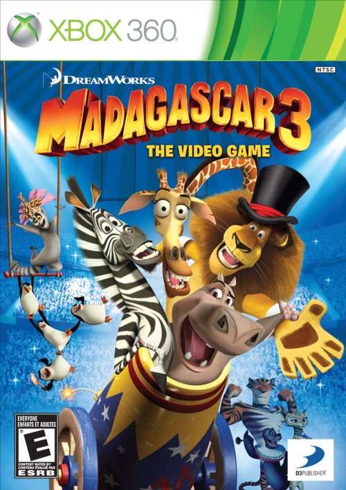 MADAGASCAR 3: EUROPE'S MOST WANTED XBOX 360 GAME