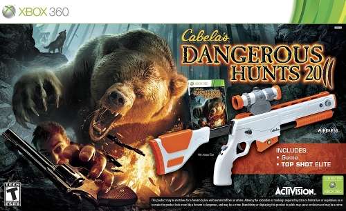 CABELA'S DANGEROUS HUNTS 2011 GAME + GUN COMBO