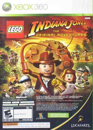 LEGO: INDIANA JONES - THE ORIGINAL ADVENTURE XBOX 360 GAME