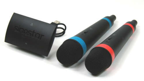 GENUINE SINGSTAR WIRELESS MICROPHONES FOR PS2/3/4 CONSOLES