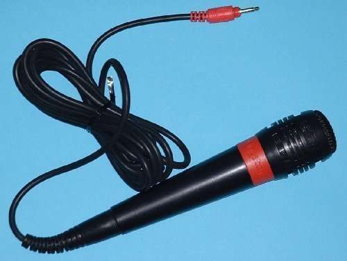 ORIGINAL SINGSTAR WIRED MICROPHONE (RED) FOR PS2/3/4 CONSOLES