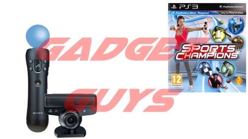 AWESOME PS3 MOVE BUNDLE:MOVE SPORTS CHAMPIONSHIP GAME+ CONTROLLER+CAMERA