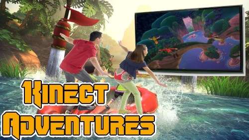 KINECT SENSOR+KINECT ADVENTURES + DISNEYLAND ADVENTURES GAME BUNDLE FOR XBOX 360 CONSOLES