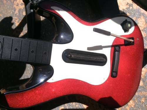 GUITAR HERO 5 GAME,  DRUM SET + GUITAR BUNDLE  FOR XBOX 360 CONSOLES- SET IS LIKE BRAND NEW!!!