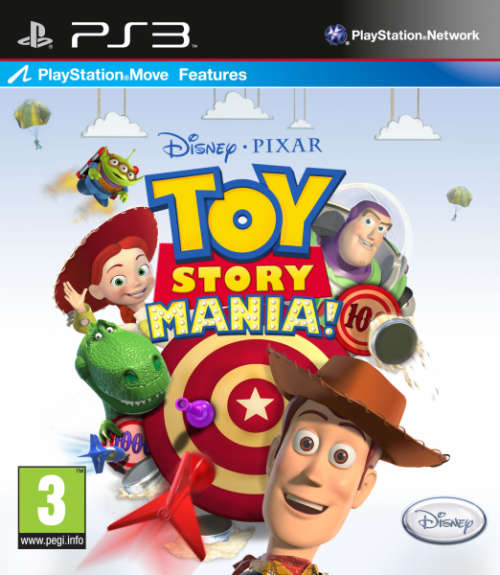 TOY STORY MANIA PS3 GAME - PS MOVE COMPATIBLE!