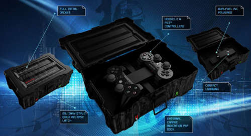GIOTECH DUAL FUEL AMMO BOX PS3 CONTROLLER DOCKING/CHARGE STATION