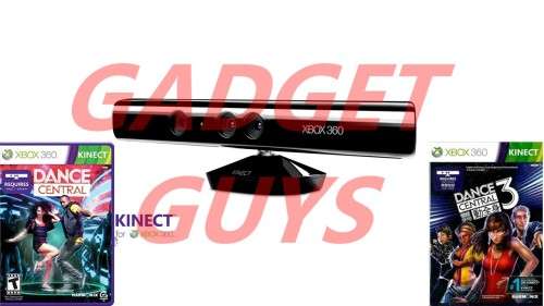 KINECT SENSOR + 2X KINECT DANCE GAMES BUNDLE FOR XBOX 360 CONSOLES