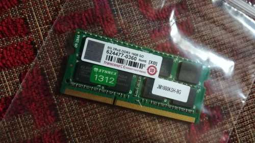 TRANSCEND 8GB DDR3 1600 MEMORY MODULE FOR LAPTOPS