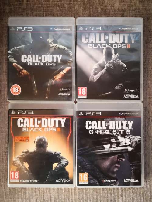 PS3 CALL OF DUTY GAME BUNDLE - SOLD TOGETHER!