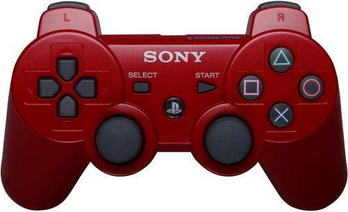 GENUINE PLAYSTATION 3 DUALSHOCK WIRELESS CONTROLLER (RED)