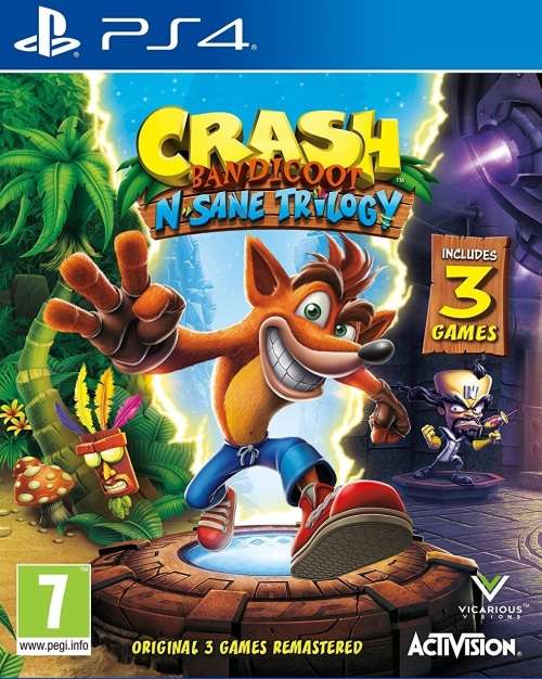 CRASH BANDICOOT: N-SANE TRILOGY PS4 GAME