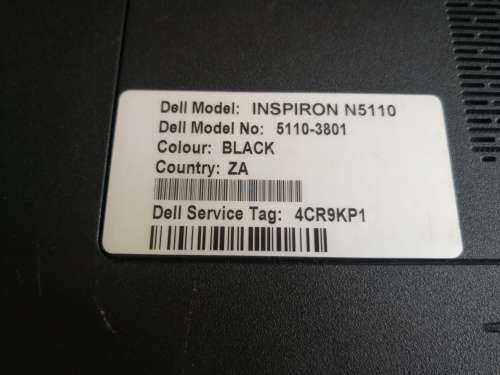 DELL INSPIRON N5110 I3 LAPTOP FOR SPARES