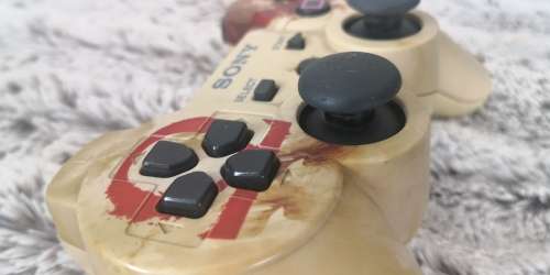 GENUINE PLAYSTATION 3 DUALSHOCK WIRELESS CONTROLLER (GOLD/GOD OF WAR EDITION)